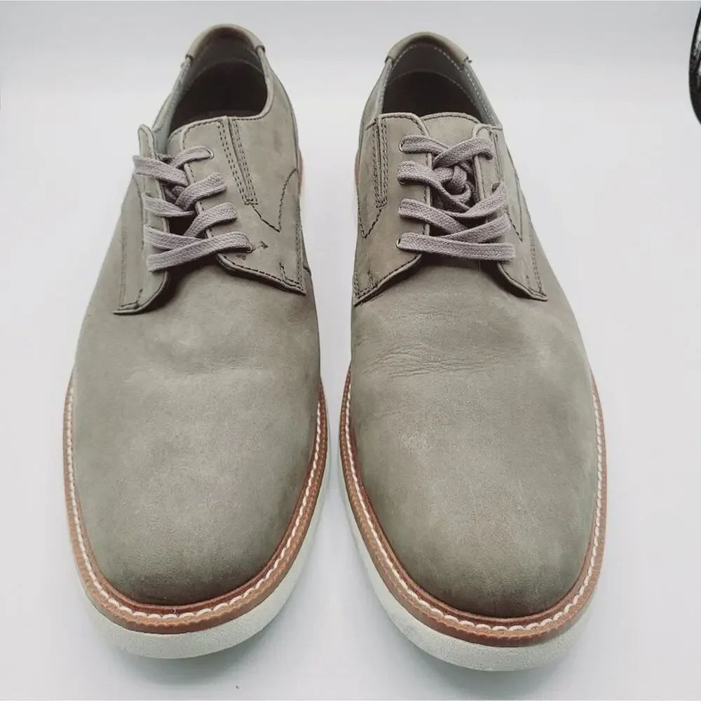 G.H. Bass & Co. Gray Suede Leather Lace Up Oxford Derby Size 9.5M